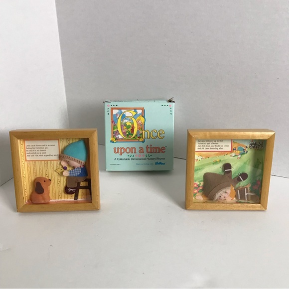 Vintage Mattel Emotions Once Upon A Time Dimensional Box Set Nursery Ryhme Art - Picture 1 of 12